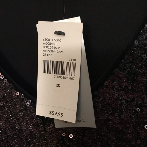 Lane Bryant Sequin Top - Plus Size - Picture 4 of 8